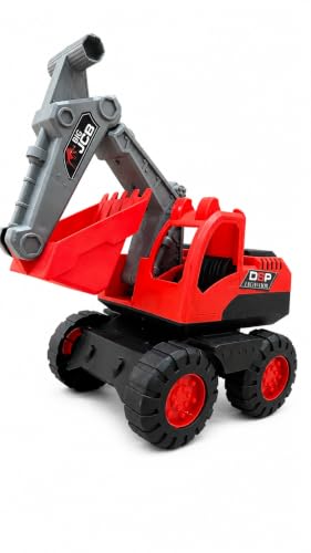 Image of Big JCB Toy (Red) | Plastic material