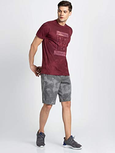 Image of Jockey Men's Regular Fit (AM12 Mid Grey Melange Print S)