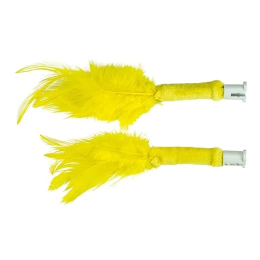 PetSafe Peek-A-Bird Cat Toy Replacement Feathers – 2 Pack Refill Parts – Interactive Teaser Toy for Indoor Cats