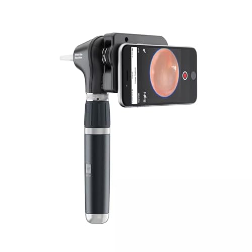 Image of Welch Allyn 3.5V LED Macroview Plus Otoscope With Lithium Ion Plus USB Handle and Iexaminer Smart Bracket