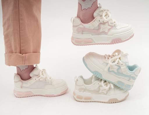 Star Shoes Women Walking Sneakers Y2k Shoes Platform Chunky Aesthetic Cute Travel Outdoor Sport4
