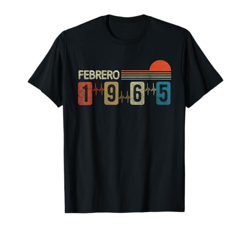 Febrero 1965 Vintage - 57 años Regalo Cumpleaños Hombre Camiseta