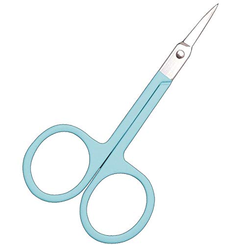 Forbici artigianali Forbici professionali for manicure for unghie Sopracciglio Naso Ciglia Forbici for cuticole Pedicure curvo Strumento for trucco Forbici