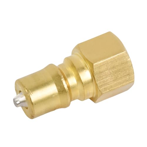 Image of Multi-Purpose Brass Hydraulic Quick Connect Nipple 1 /4 NPTF Compatible With Parker 60 Series Nipples BH2-61