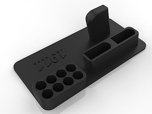 Hand Gun & Magazine Stand Compatible with Colt 1911 - Made in USA