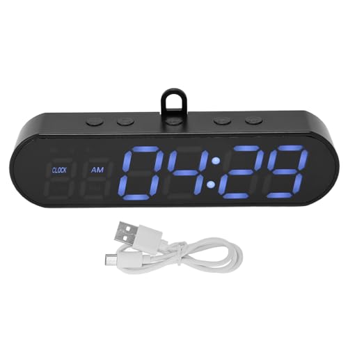 banapoy Temporizador Gimnasio, Cronómetro Digital Multifuncional con Temporizador A Intervalos, Cuenta Atrás por Rondas, Alarma, Control Pitido, Cronómetro para Deporte, Hogar, Aula