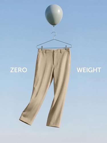 Image of XYXX Men Soft Stretch All Day Quick Dry Straight Fit Casual Pants