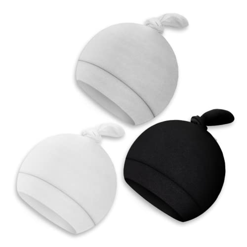 Image of KiddyCare Doctor Developed Baby Hats Newborn Hats/Preemie Hats GOTS Organic Cotton Newborn Beanie/Baby Cap