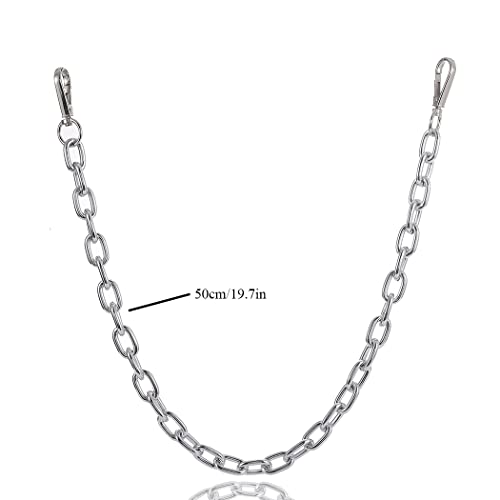 Image of Bounzhi Hip Hop Pant Chain Acrylic Jean Chain Punk Wallet Chain Rock Pocket Chain for Men and Women