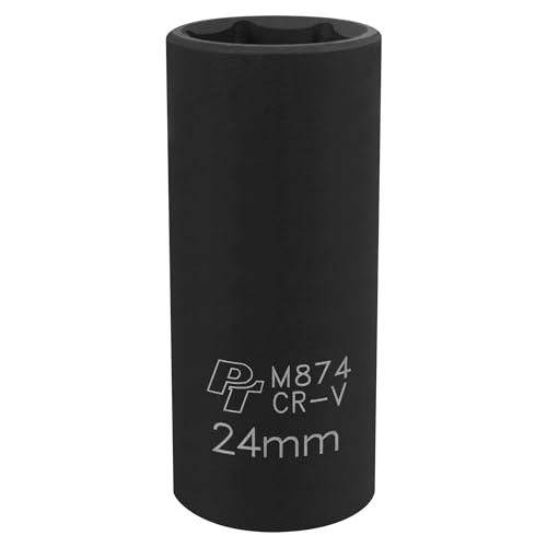 Image of Performance Tool M874 1 /2 Drive 6pt Impact Socket, 24mm