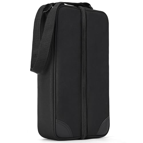 ALLCAMP Deluxe - Bolsa de vino con accesorios para botellas, color negro, Negro-1., Regalo