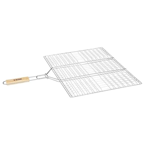 Paris Prix Neka - Double Grille Barbecue Summer 40x50cm Chrome