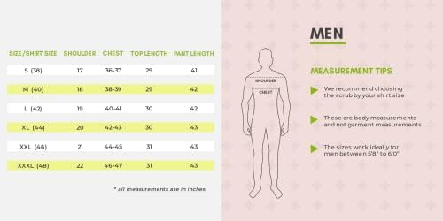 Image of UNIFORM CRAFT Men's Designer Scrub Suit - DSDV04 - Ideal for Doctors, Nurses, Dentists and Healthcare Professional