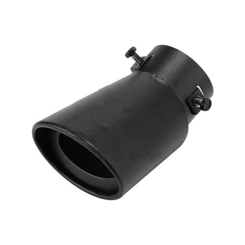 Tuyau d'échappement de voiture premium double embout en acier noir mat pour Focus 2