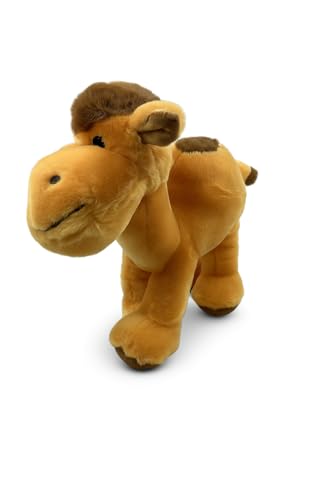 Generisch Plüsch Kamel 30 cm – Weiches Kuscheltier Kamel in Braun, Liebevoll gestaltetes Stofftier für Kinder & Erwachsene, Flauschiges Plüschtier zum Spielen, Sammeln & Verschenken