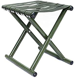 DEVZA Portable Folding Stool, Heavy Duty Outdoor Folding Chair Hold Up to 100 Kg | 31 X 30 X 15 CM | Green (B08JYY5DT2) Amazon Price History, Amazon Price Tracker