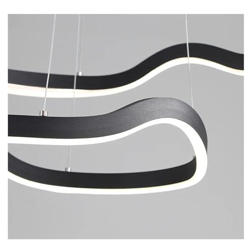 Lustre LED suspendu à éclairage variable et décoration ornementale de salon - 3