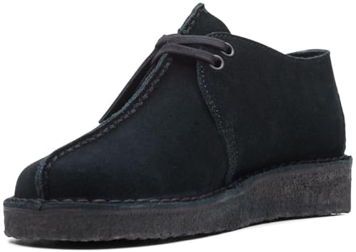 Clarks Women's Desert Trek Black Suede 26165566, 6.54