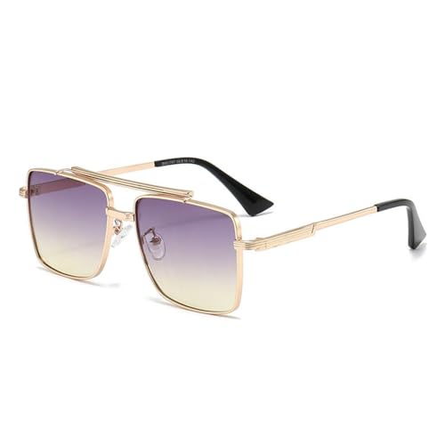 Lunettes de soleil carrées hommes femmes luxe nuances vintage tendance