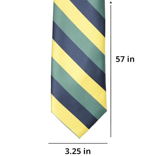 Image of tiemart Men's Striped Tie Standard Length