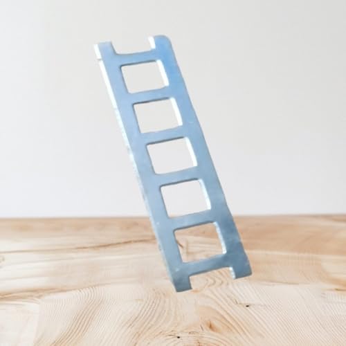 Image of Silver Plated Ladder /SEEDHI /for Pooja, Prosperity, Health, Wealth / 6 Steps Stairs by NOHA MERCADO