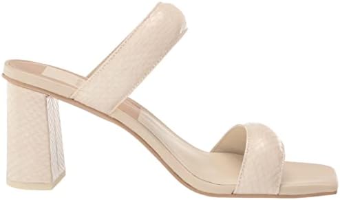Dolce Vita Women's PASCOE Heeled Sandal, Ivory Embossed Stella, 7 | Image 5