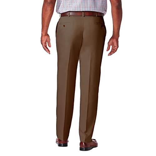 Image of Haggar Men's Cool 18 Pro Classic Fit Flat Front Casual Pant