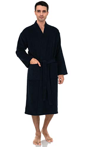 image for TowelSelections Turkish Terry Kimono Bathrobe - 100% Turkish Cotton, T