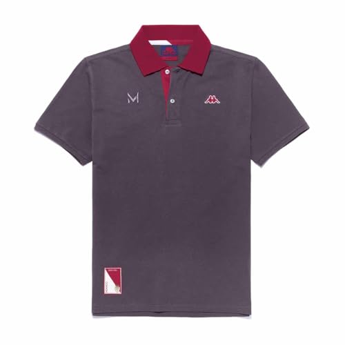 Kappa - Polo Maeve Robe di AS Monaco 2024 pour Homme - Noir - Taille S