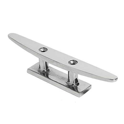 XZANTE Morsetto Combinato di Attracco Lucidato dell'Acciaio Inossidabile 316 100mm per L'yacht Marino della Barca