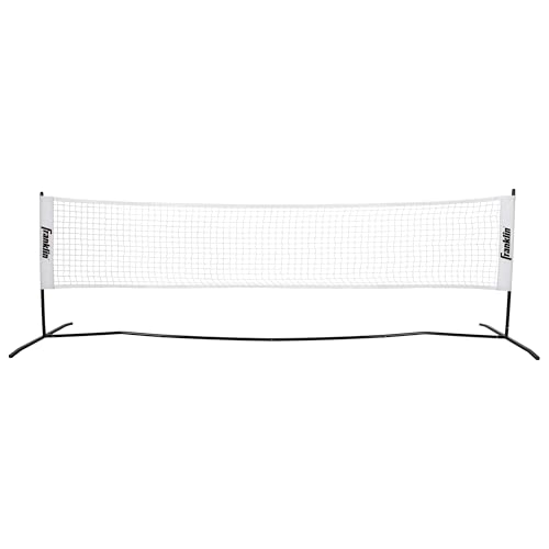 Image of Half Court Size Pickleball Net by Franklin Pickleball - Includes 10ft Net, (4) Paddles, and (6) X-40 USA Pickleball Approved Pickleballs