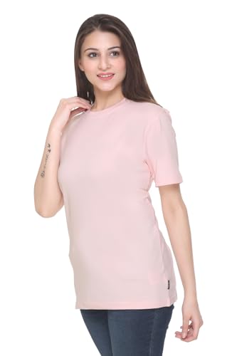 Image of GODFREY Women Round Neck Half Sleeve Cotton T Shirts