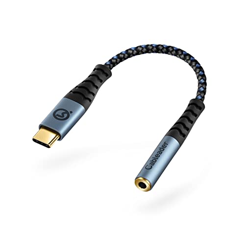 USB C to 3.5mm Jack Headphones Adapter, USB Type C male to 3.5mm Female Headphone Jack Adapter 24 bit 96kHz for iPad/MackBook&pro& Air/Pixel/Samsung Galaxy/A52/Z Flip/Mate Pro/XiaoMi pro/Redmi etc