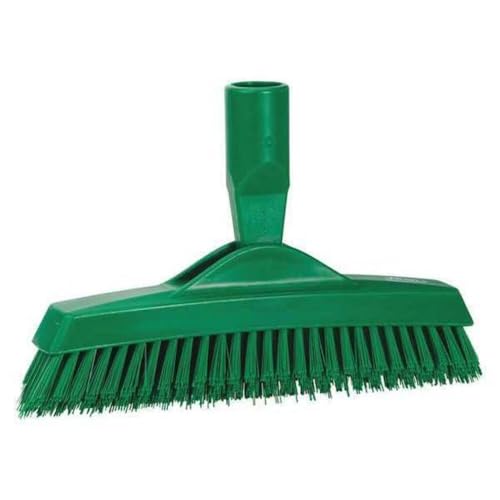 Vikan 70402 Grout Brush - Extra Stiff, Green, Pink image 2