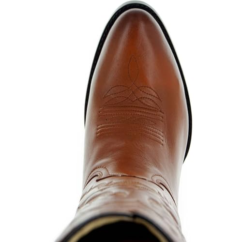 Image of Soto Boots Mens Classic Round Toe Cowboy Boots H7001