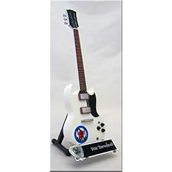 PETE TOWNSHEND Guitare Miniature avec médiator The WHO (2) - Les Beatles, Paul McCartney, John Lennon, RIngo Starr, George Harrison