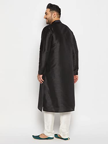 Image of Vastramay Plus Men's Silk Blend Kurta Pyjama Set