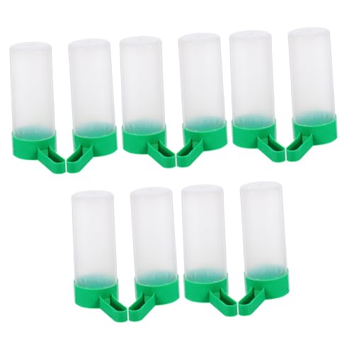 HOUDERCO 10個 自動 給水 噴水 鳥 鳥 給餌器 ペット 鳥 水 給水器 飲水器 タイ