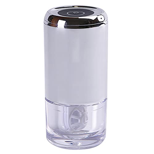 Ultrasonic Contact Lens Cleaner, Electronics Contact Lenses Cleaner Machine for Soft RGP Colored Lenses, Travel Size Daily Protein Remover, Supersonic Washing Machine (Gradient Silver)