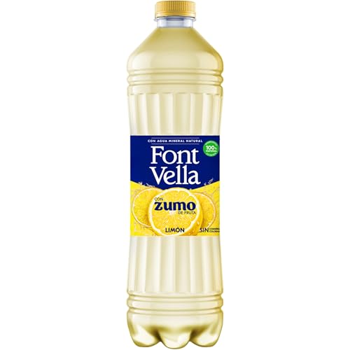 Font Vella Agua Mineral con Zumo de Limón, 1.15L