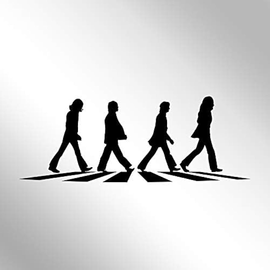 Amazon｜ビートルズ アビー ロード デカール 横断歩道 ステッカー