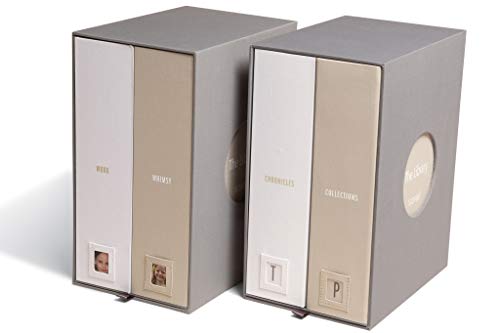 Image of Savor | Baby + School Years Keepsake Boxes | Slate Gray - Set of 2 Custom-dyed with Cloth Covering + Acid-Free for Durability w/Full Organization System+Includes labels for customizing