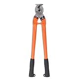 150 mm² Kabelschneider, 18 Zoll, Industrielle Elektrostahldraht-Schneidzange, Handwerkzeug aus Hohem Kohlenstoffgehalt mit Langem Griff, Gehärtet für Aluminiumkabel, Kupfer und