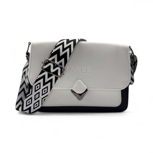 Image of YATEE Stylish Crossbody Sling Bag for women & Girls - Premium PU Leather Shoulder Purse with Adjustable Strap, Black Casual shoulder Bag for Office, Travel & Daily Use.