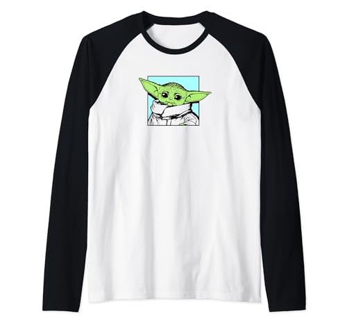 T-shirt baseball Star Wars The Mandalorian pour homme et femme style raglan The Child