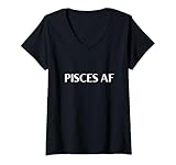 Photo Gallery donna pisces af typical pisces astrological sign horoscope maglietta con collo a v Photo Gallery donna pisces af typical pisces astrological sign horoscope maglietta con collo a v