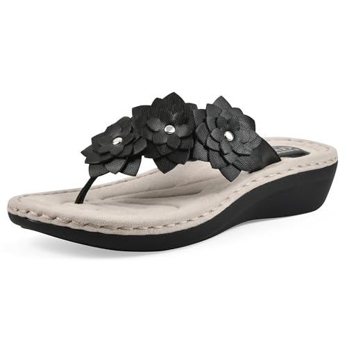 Image of CLIFFS BY WHITE MOUNTAIN Women's Content Floral Sandal