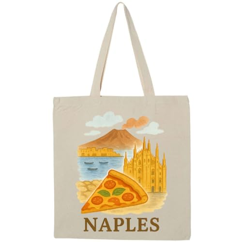 Bolsa Tote Naples Italy miniatura 1