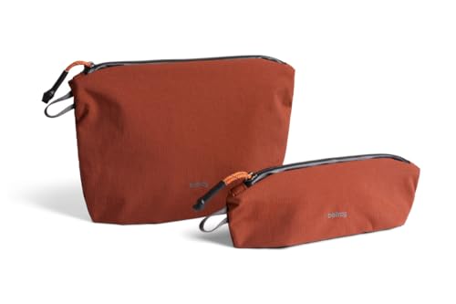 Image of Bellroy Lite Pouch Duo (Lightweight Pencil case and Pouch) - Clay