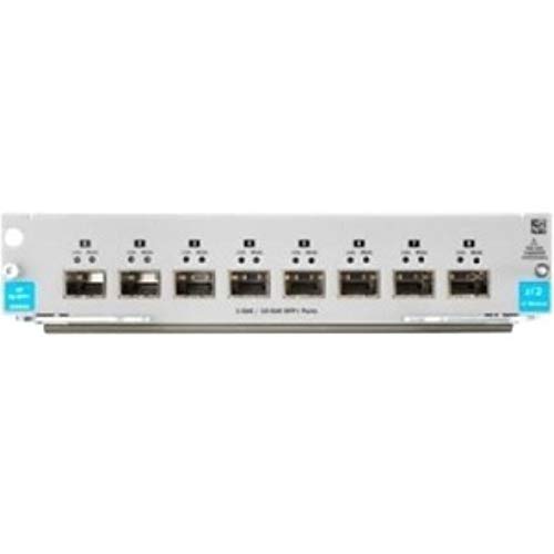 Image of HPE 8 Ports 1G /10GbE SFP+ MACsec v3 zl2 - for Data Networking, Optical NetworkOptical FiberGigabit Ethernet, 10 Gigabit Ethernet - 10GBase-X - 10 Gbit /s - 8 x Expansion Slots - SFP+ - 1